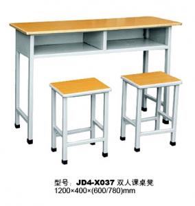 JD4-X037 雙人課桌凳
